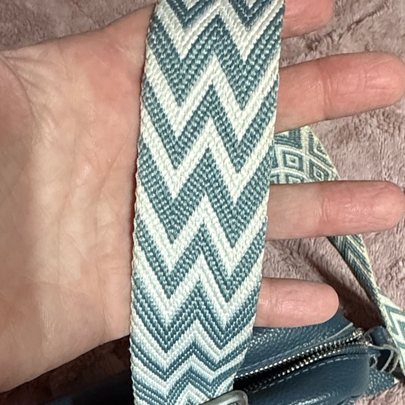 Medium Blue Crossbody Bag - Picture 5 of 5